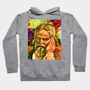 Snorri Sturluson Snow Portrait | Snorri Sturluson Artwork 15 Hoodie